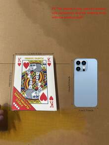 1 Set Kartu Remi Jumbo Raksasa 54 Buah, Kartu Kertas Ukuran Besar untuk Pesta Pernikahan Dewasa, Dekorasi Halloween Natal Thanksgiving - MultiWarna - View 3