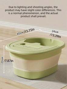 1PC Portable Foldable Deep Tub Foot Soak Basin With Massage Roller Balls Heat Retaining Lightweight Space Saving For Home Travel Fatigue Relief Revitalize Gift For Mom Mother Day - Multicolor - View 6