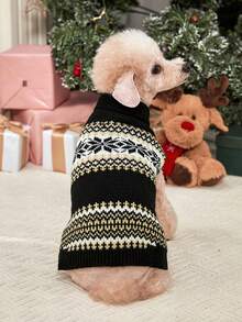 PETSIN Cute Pet Christmas Sweater, Autumn/Winter - Multicolor - View 3