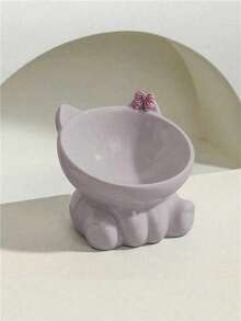 PETSIN Cat Bowl Ceramic Cat Food Bowl Cat Rice Bowl Pet Bowl Cute Cat Rice Bowl Pet Supplies - Multicolor - View 14