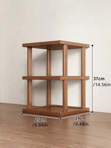 2/3/4 Layers Multi Tier Space Saving Easy Assembly No Tools Needed Sturdy Elegant Square Shoe Rack For Dorm Hallway Kitchen Entryway Closet Sneakers High Heels Stilettos Shoe Organizer Space Saver - Brown - View 9