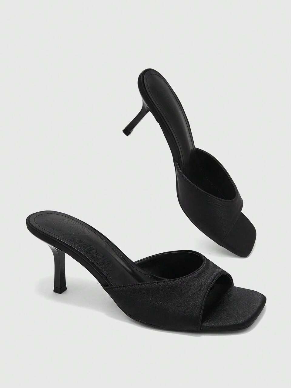 CUCCOO BIZCHIC Ladies Classic Comfort Versatile Elegant Vacation Casual Mules High Heel Sandals