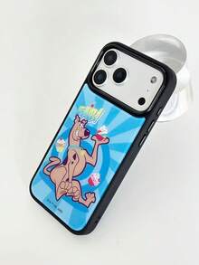 ShellaStory SCOOBY-DOO X SHEIN 時尚高端印花圖案手機保護殼，完美適配 ，可愛時尚且精緻 - 彩色 - 查看 13
