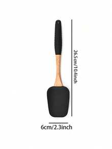 Haus Hana Silicone Baking Set Silicone Scraper 10-Piece Integrated Oil Brush Cake Cream Spatula Set Cake Spatula - Black - View 20