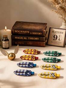 HARRY POTTER X POKOJA LAND 4PCS/8PCS Hair Clips(Red Hair Clips + Green Hair Clips + Yellow Hair Clips + Blue Hair Clips) - Multicolor - View 1