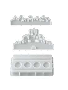 Castle Ghost Candlestick Silicone Mold, DIY Making Mould For Christmas Home Party Decor. - Castle Ghost Candlestick - View 10