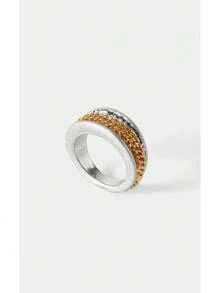 Noxbound Premium Design Retro Ring Combination - Silver - View 9