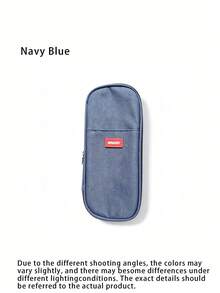 1pc Expandable Linen Pencil Case Multi Compartment Large Capacity Stationery Bag Portable Zipper Pen Pouch For School Office Student Back To School Supplies Multiple Colors Available - multicolor - View 11