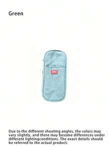1pc Expandable Linen Pencil Case Multi Compartment Large Capacity Stationery Bag Portable Zipper Pen Pouch For School Office Student Back To School Supplies Multiple Colors Available - multicolor - View 8