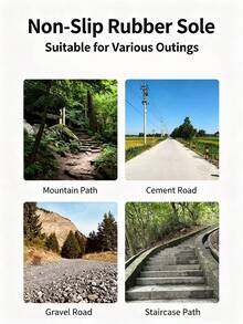 1pc Ultralight Adjustable Telescopic Shock Absorbing Anti Slip Wear Resistant Sturdy Trekking Curved Comfortable Grip Walking Cane Solid Plain Outdoor Gear For Hiking Climbing Daily Leisure Senior Use - Multicolor - View 3