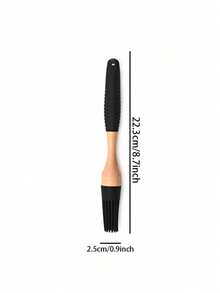 Haus Hana Silicone Baking Set Silicone Scraper 10-Piece Integrated Oil Brush Cake Cream Spatula Set Cake Spatula - Black - View 13