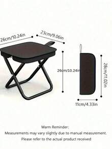 Sturdy Folding Camping Chair For Adults | Foldable Travel Seat, Folding Fishing Seat | Portable Compact Outdoor Chair | Heavy Duty Durable - Multicolor - View 2
