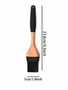Haus Hana Silicone Baking Set Silicone Scraper 10-Piece Integrated Oil Brush Cake Cream Spatula Set Cake Spatula - Black - View 16