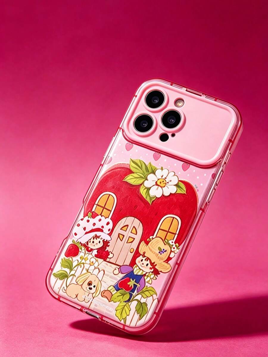Strawberry Shortcake X Joivida Stylish Printed Protective Case Design, Fashionable Phone Case Compatible With IPhone - Multicolor - View 1