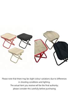 Sturdy Folding Camping Chair For Adults | Foldable Travel Seat, Folding Fishing Seat | Portable Compact Outdoor Chair | Heavy Duty Durable - Multicolor - View 6