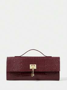 Crocodile burgundy