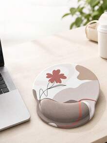 Wrist‑Rest Mouse Pad, Stain‑Resistant, Rubber, For Women, Office‑Use, Memory Foam, Comfortable, Wrist Support Mouse Pad, Wrist Rest, Mouse Pad - View 8