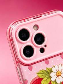 Strawberry Shortcake X Joivida Stylish Printed Protective Case Design, Fashionable Phone Case Compatible With IPhone - Multicolor - View 3