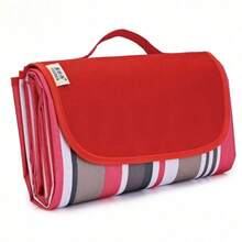 600D Oxford Fabric,Friendly Thick PVC Waterproof Coating Blocks Ground Moisture,Wear-Resistant & Sturdy.Multi-Style Portable Picnic Mat,Pocket Sandproof Ground Cloth For Beach & Camping,Ultra-Light Compact Large Picnic Blanket With Storage Pocket - Multicolor - View 26