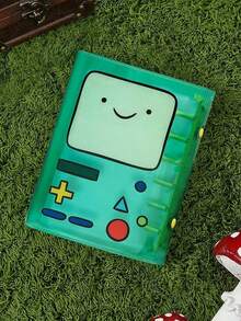 ADVENTURE TIME X POKOJA LAND Cartoon Print Transparent Coil Loose Leaf Binder - A7 - View 1