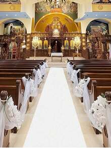 1Roll 5M Champagne White Sequin Carpet For Wedding Party Holiday Birthday Decoration Aisle Runner Event Stage Floor Mat Glitter Sparkle Durable Non Slip Easy Clean - White - View 4