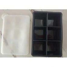 Large Six And Eight Square Silicone Ice Tray Ice Cream Dessert Juice Frozen Model For Home Use With Lid - Multicolor - View 15
