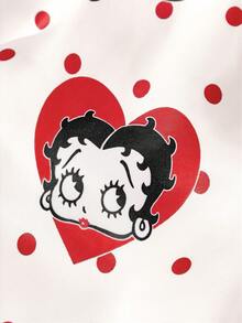 Betty Boop x SHEIN 女款連體髮帽頭巾帽 - 彩色 - 查看 6