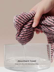 GLOWMODE 2-Pack Coral Fleece Towels With High-Density Microfiber & Quick-Dry Absorbency Camping Outdoors Travel Vacation Gym Studio Daily Home Gear - Multicolor - View 5