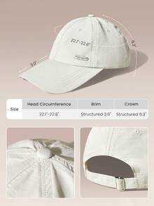 GLOWMODE Topi Baseball Tahan Air Top The Glow dengan Karet Penyerap Keringat & Penutup Belakang yang Dapat Diatur, Cocok untuk Latihan di Gym, Mendaki, Aktivitas Luar Ruangan, Liburan, Perjalanan, dan Pemakaian Sehari-hari - Khaki - View 7