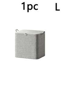 1PC/2PCS Modern Fabric Storage Box-Large Capacity, Durable, Waterproof, Foldable, Ideal For Storing Clothes, Bedding, Toys, Home And Automotive Supplies, Bed Storage Box With Cover, Classic Style Durable Fabric Storage Box, Bed Storage Box - Multicolor - View 8