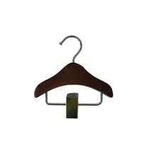 1pc Mini Wooden Hanger With Stainless Steel Clips - Pet Clothing & Accessory Hanger, Polished Surface, Space-Saving Design, Suitable For Hanging Small Items, Bathroom Storage Rack - Multicolor - View 13