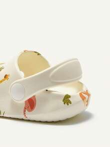 Cozy Pixies Summer Cute & Funny Forest Animal Design Breathable, Comfortable, Anti-Skid, And Wear-Resistant Two-Purpose Baby Sandals Or Slippers - White - View 5