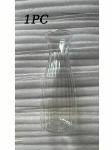 1/2/5/8/10件組 塑料條紋透明花瓶 組合花藝手工花瓶 適用於各種花束裝飾展示 節慶與居家裝飾 適合桌面裝飾、婚禮、居家、聖誕、晚餐派對 - 無色 - 查看 12