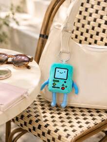ADVENTURE TIME X POKOJA LAND 1pc Retro Game Console Character, Aesthetic Fluffy Carryable Charm And Desktop Companion, Squeeze Feedback Pressure Relief For Backpack Office Women Girls - Multicolor - View 8