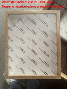 1个精美3D立体展示盒，适用于植物标本、门票和纪念品 - 木质镂空设计，带有闪光细节，非常适合墙面或桌面装饰，家居装饰，房间装饰，人造礼物，生日毕业礼物 - 多色相框 - 查看 24