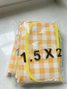 1 BUAH MATRAS PIKNIK BERMOTIF KOTAK-KOTAK BESAR, TAHAN LAMA, TERBUAT DARI POLIESTER EPE, TEBAL, DAPAT DICUCI DENGAN TANGAN, RINGAN, PORTABEL, MUDAH DIBERSIHKAN, TAHAN TUMPAHAN. COCOK UNTUK BERKEMAH, PANTAI, BBQ, PERJALANAN, HADIAH - MultiWarna - View 10