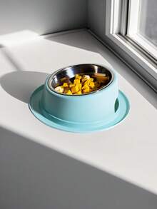 PETSIN Pastel Color Pet Bowl, Non‑Slip Base Plastic Feeding Bowl, Food Water Bowl For Cats & Small Dogs, Home Pet Supply - multicolor - View 12