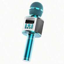 Teckwe Wireless Bluetooth Karaoke Microphone, Portable Handheld Design With High Power Output. 2-In-1 Mic & Speaker, Supports Phone Karaoke And Voice Changing. Built-In 1200mAh Rechargeable Battery For Long Battery Life. Suitable For All Ages. - View 11
