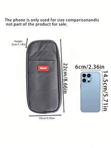 1pc Expandable Linen Pencil Case Multi Compartment Large Capacity Stationery Bag Portable Zipper Pen Pouch For School Office Student Back To School Supplies Multiple Colors Available - multicolor - View 3