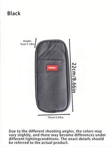 1pc Expandable Linen Pencil Case Multi Compartment Large Capacity Stationery Bag Portable Zipper Pen Pouch For School Office Student Back To School Supplies Multiple Colors Available - multicolor - View 4