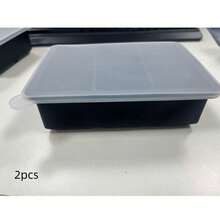 Large Six And Eight Square Silicone Ice Tray Ice Cream Dessert Juice Frozen Model For Home Use With Lid - Multicolor - View 17