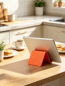 1/3/5Pcs New Foldable Stand With Built-In Aluminum Alloy Plate And Silicone Pad, Flexible Bendable Support. Multi-Purpose Holder Compatible With Phones, Tablets And Laptops. - Multicolor - View 6