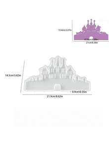 Castle Ghost Candlestick Silicone Mold, DIY Making Mould For Christmas Home Party Decor. - Castle Ghost Candlestick - View 3