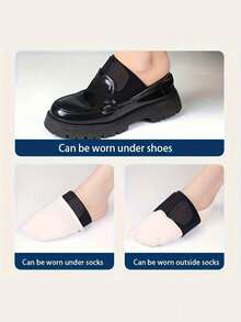 1/2 Pcs Breathable Arch Support Pads,Wearable With Shoes And Socks,Comfortable Pressure Relief For Daily Walking - Multicolor - View 5