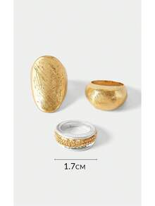 Noxbound Premium Design Retro Ring Combination - Silver - View 11