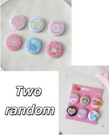 Kawaii Animal 25mm Enamel Pin, Glitter Cute Brooch For Notebook Bag Coat Collar, Journal Decoration Daily Use - 6pcs/set - View 10