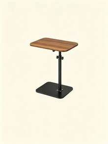 Adjustable Height Side Table, Classic And Elegant Design, Easy To Assemble, Suitable For Any Occasion - Can Be Placed Next To The Couch Or Bedside Or Used As A Coffee Table, Suitable For Indoor And Outdoor Use And Camping. Color Options: Walnut/Black - Multicolor - View 10