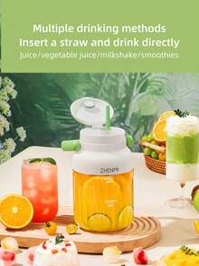 Teckwe 1‑Pack Portable Electric Blender Cup, Large‑Capacity 12‑Blade Wireless Multifunctional Mixer, Battery LED Display, Ice Crushing, Perfect For Home, Outdoor & Parties - 0.5L-1L - View 10