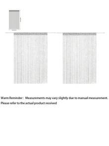 1 rèm macrame xoắn trang trí, vách ngăn trang trí cho phòng khách, phòng ngủ, nhà bếp - 1PC - Xem 16