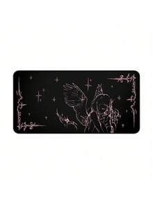 1pc Crying Angel Illustration Desk Mat Gothic Mouse Pad Non Slip Rubber Base Extended Gaming Pad For Desktop Decor Office Home Computer Laptop Keyboard Smooth Surface Durable Wear Resistant Easy Clean Practical Gift For - View 7
